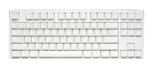 Геймърскa механична клавиатура Ducky One 3 Pure White TKL Hotswap Cherry MX Brown, RGB, PBT Keycaps - image 1