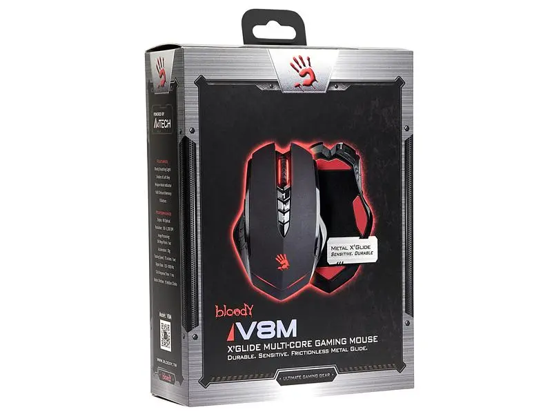 Геймърска мишка Bloody V8M, Оптична, Жична, USB - image 4