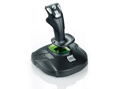 Жичен джойстик,  авиосимулатор Thrustmaster T-16000M  за PC, Черен - image 1