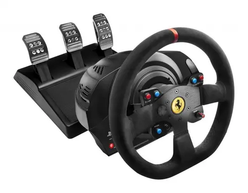 Volan THRUSTMASTER, T300 Ferrari Alcantara Edition, pentru PC / PS3 / PS4 - 1