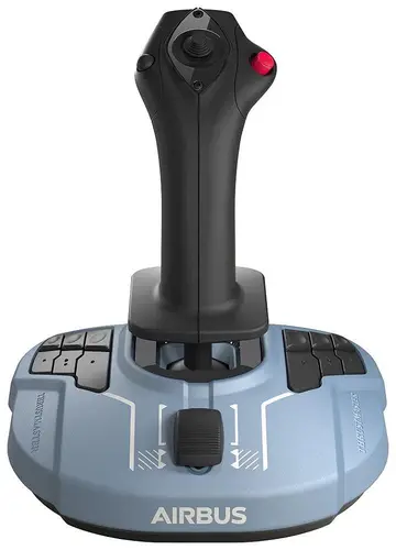 Жичен джойстик Thrustmaster TCA Sidestick Airbus Edition, авиосимулатор за PC, Черен;Син - image 1