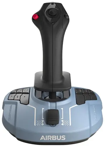 Жичен джойстик Thrustmaster TCA Sidestick Airbus Edition, авиосимулатор за PC, Черен;Син - image 2