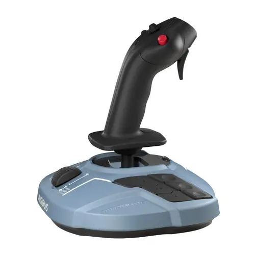 Жичен джойстик Thrustmaster TCA Sidestick Airbus Edition, авиосимулатор за PC, Черен;Син - image 3