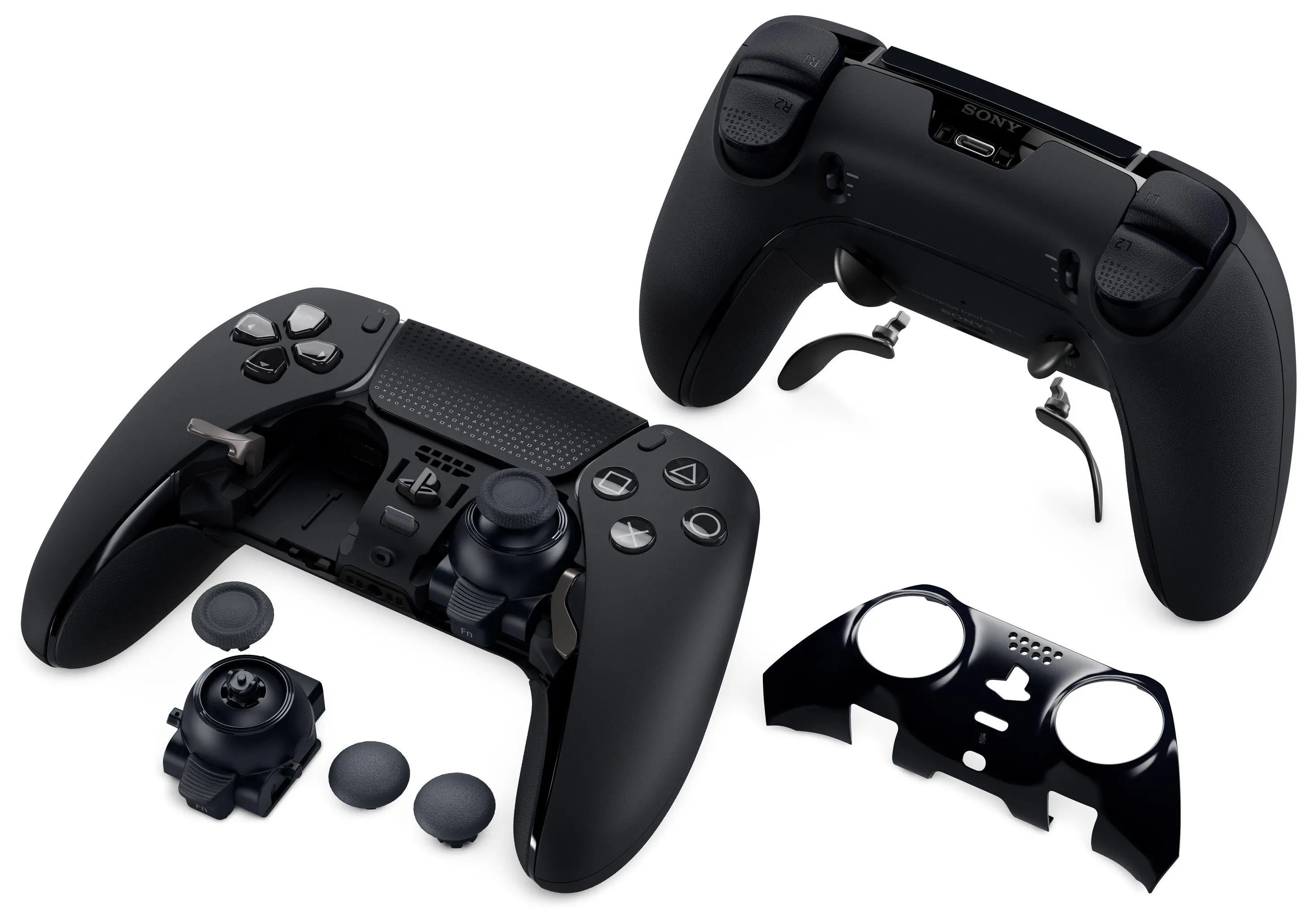 Безжичен геймпад Sony PS5 DualSense Edge - Midnight Black - image 6