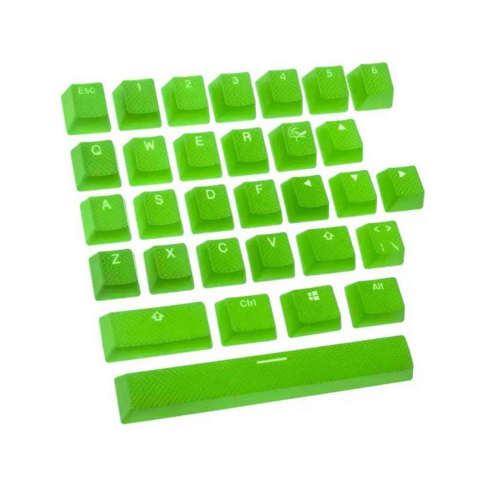 Capace de taste pentru tastatură mecanică Ducky Green 31-Keycap Set Rubber Backlit Double-Shot US Layout