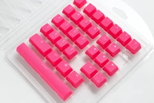 Κουμπιά για μηχανικό πληκτρολόγιο Ducky Pink 31-Keycap Set Rubber Backlit Double-Shot US Layout - 2