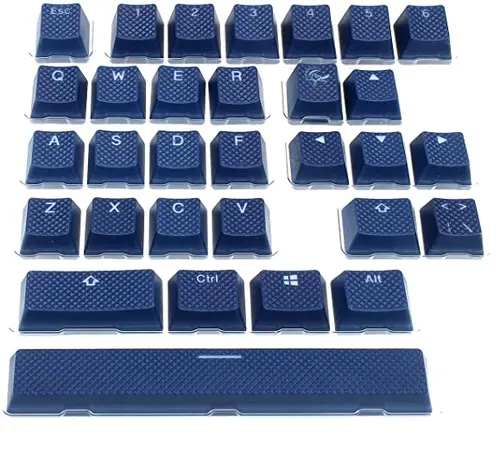 Capace de taste pentru tastatură mecanică Ducky Navy 31-Keycap Set Rubber Backlit Double-Shot US Layout - 1