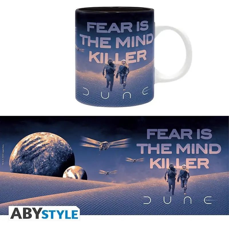 Чаша ABYSTYLE DUNE Fear is the mind-killer, Черен/Син - image 2