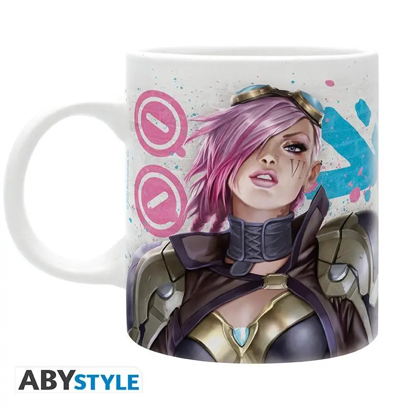 Чаша ABYSTYLE LEAGUE OF LEGENDS Vi vs Jinx, Бял - image 1