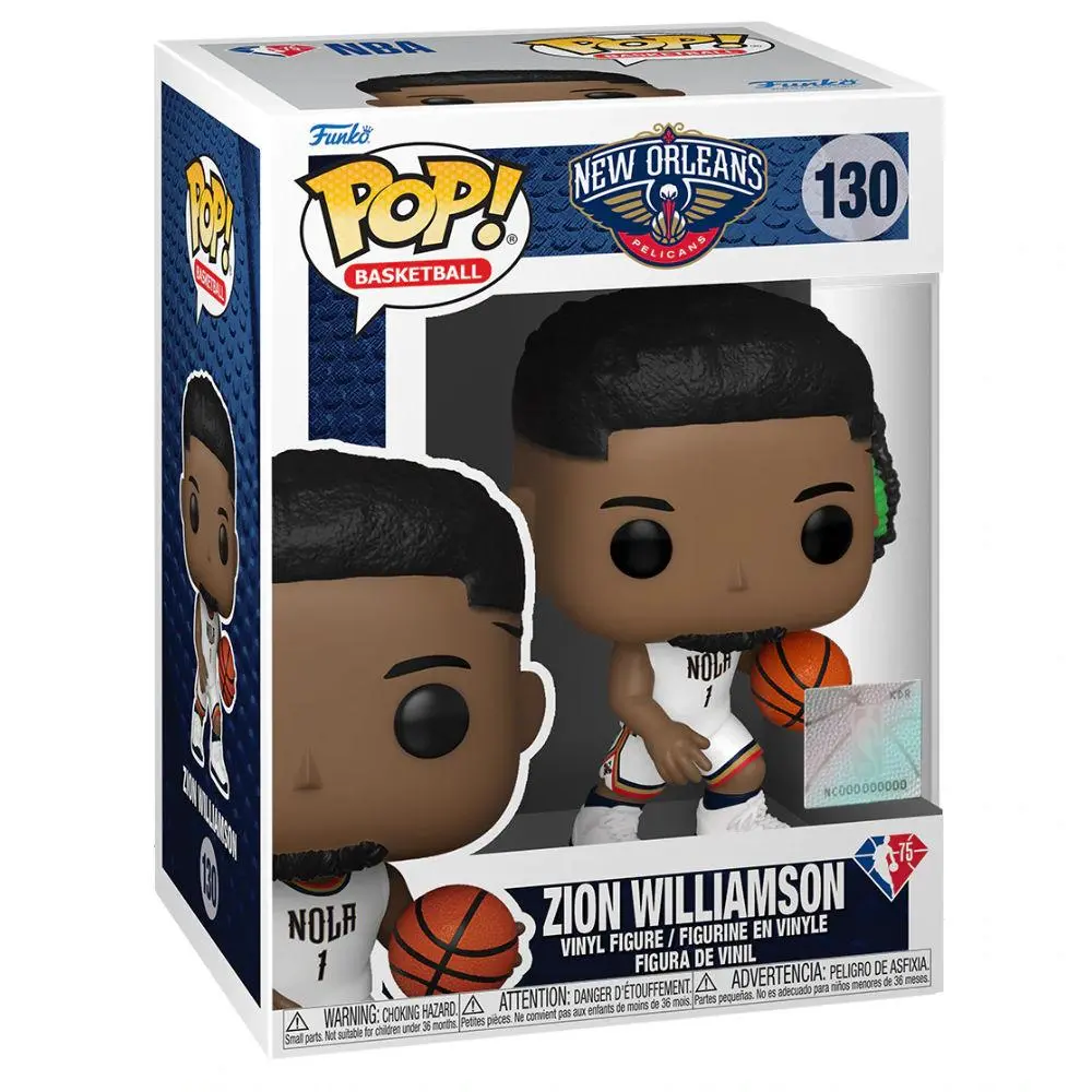 Фигурка Funko POP! Basketball NBA: New Orleans Pelicans - Zion Williamson (CE'21) #130 - image 1