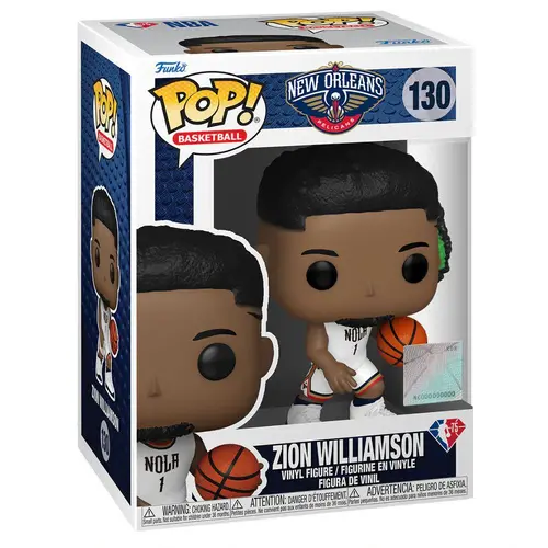 Фигурка Funko POP! Basketball NBA: New Orleans Pelicans - Zion Williamson (CE'21) #130 - image 1