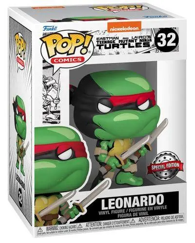 Фигурка Funko Pop! Comics Teenage Mutant Ninja Turtles - Leonardo (PX Previews Exclusive) #32