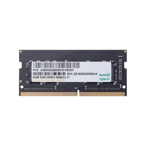Памет, Apacer 4GB Notebook Memory - DDR4 SODIMM 2666MHz