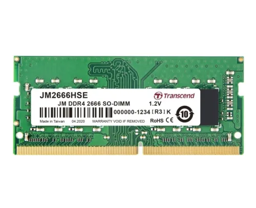 Памет, Transcend 32GB JM DDR4 2666Mhz SO-DIMM 2Rx8 2Gx8 CL19 1.2V
