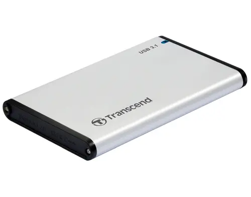Carcasă pentru hard disk, Transcend 0GB StoreJet 2.5" (SATA), USB 3.1, Carcasă din aluminiu - 2