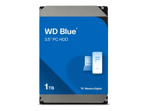 Твърд диск, Western Digital Blue 1TB ( 3.5'', 64MB, 7200 RPM, SATA 6Gb/s ) - image 1