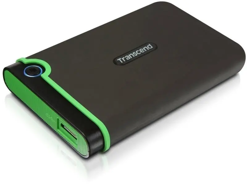 Твърд диск, Transcend 1TB, 2.5" Portable HDD, StoreJet M3, Iron Gray, Slim - image 1