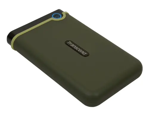 Твърд диск, Transcend 1TB, 2.5" Portable HDD, StoreJet M3, Military Green, Slim - image 1
