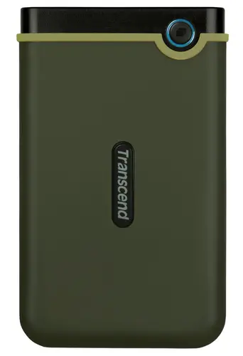 Σκληρός δίσκος, Transcend 1TB, 2.5" Φορητός HDD, StoreJet M3, Στρατιωτικό πράσινο, Slim - 1