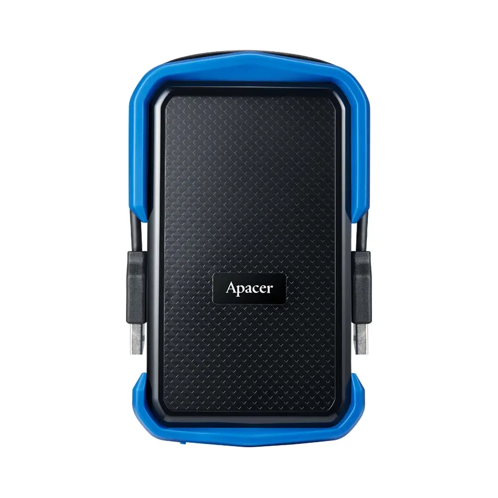 Твърд диск, Apacer AC631, 2TB 2.5" SATA HDD USB 3.2 Military-Grade Shockproof Portable Hard Drive