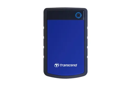 Твърд диск, Transcend 2TB, 2.5" Portable HDD, StoreJet H3, Blue, Anti-shock
