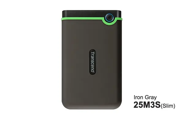 Твърд диск, Transcend 4TB, 2.5" Portable HDD, StoreJet M3, Iron Gray