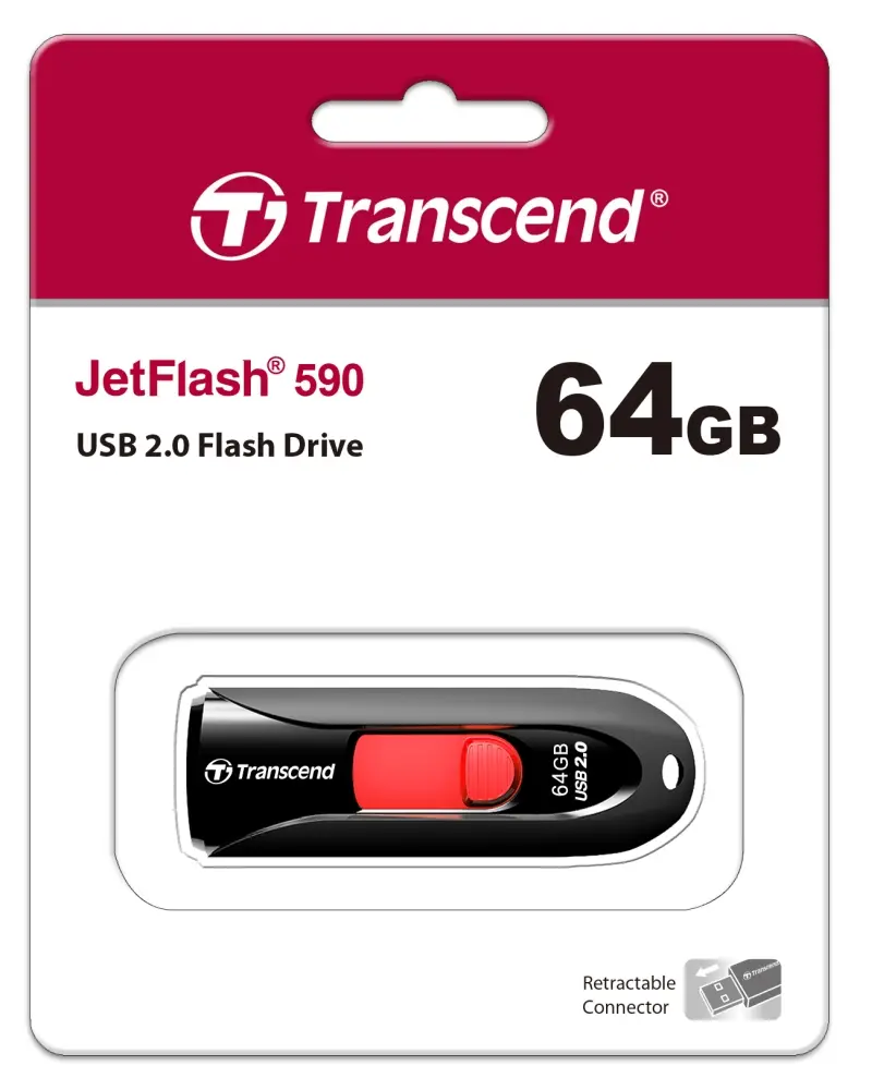 Memorie, Transcend 64GB JETFLASH 590K - image 4