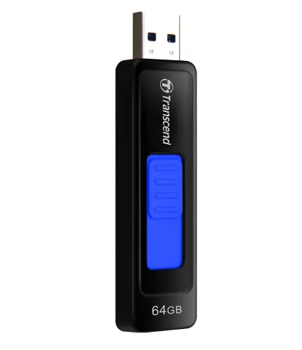 Памет, Transcend 64GB JETFLASH 760, USB 3.0 (Blue)