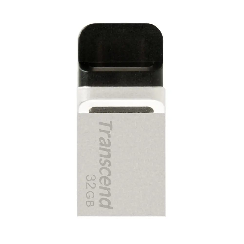 Памет, Transcend 32GB, JF880, OTG, USB3.0, Silver
