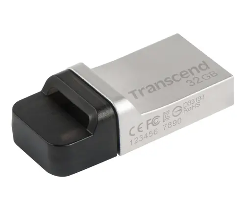 Памет, Transcend 32GB, JF880, OTG, USB3.0, Silver - image 2