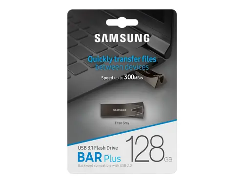 Памет, Samsung 128GB MUF-128BE4 Titan Gray USB 3.1 - image 4