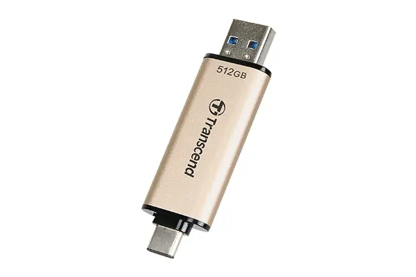 Памет, Transcend 512GB, USB3.2, Pen Drive, TLC, High Speed, Type-C - image 1