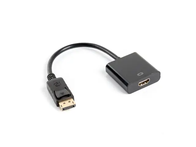Адаптер, Lanberg adapter display port (m) -> HDMI (f), 10cm cable