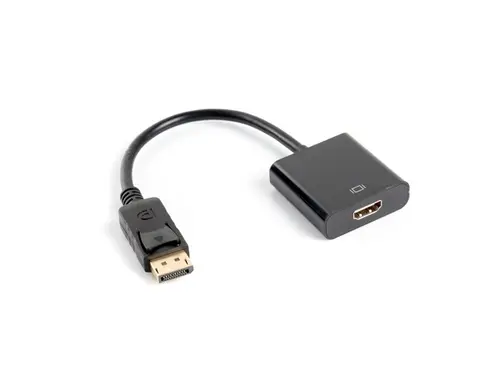 Adaptor, Lanberg adaptor DisplayPort (tată) -> HDMI (mamă), cablu 10cm - 1