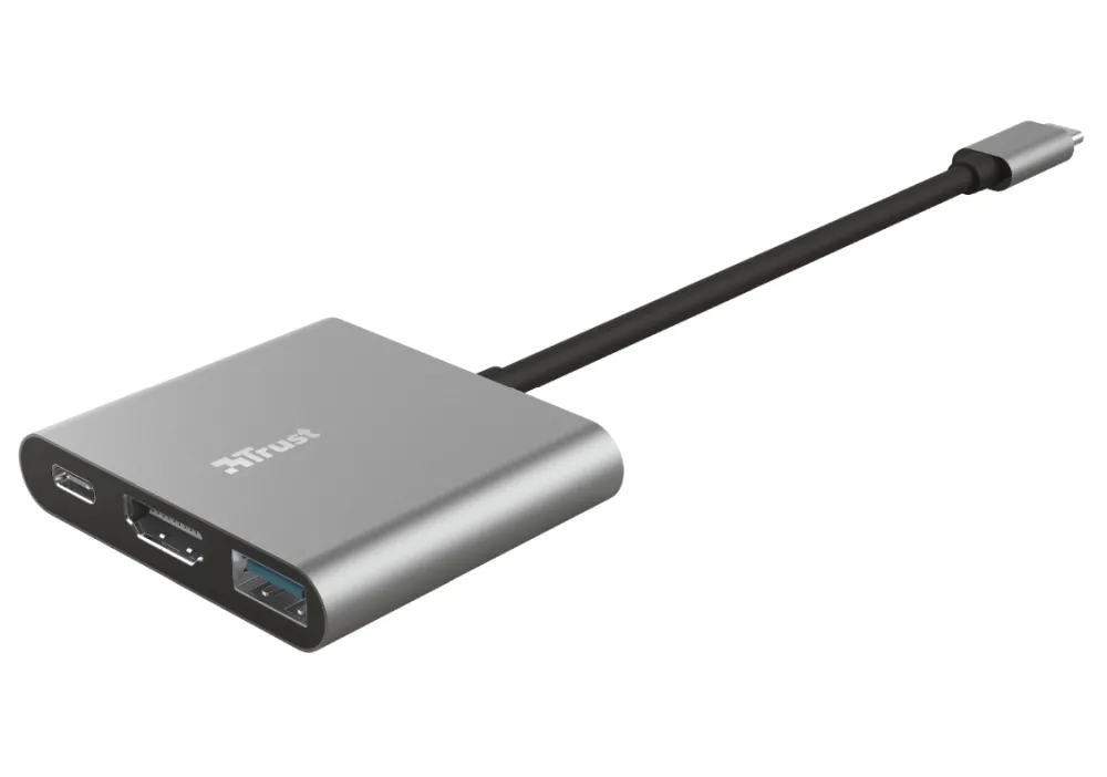 Адаптер, TRUST Dalyx 3-IN-1 USB-C Adapter - image 1