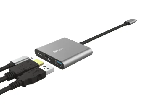Адаптер, TRUST Dalyx 3-IN-1 USB-C Adapter - image 2