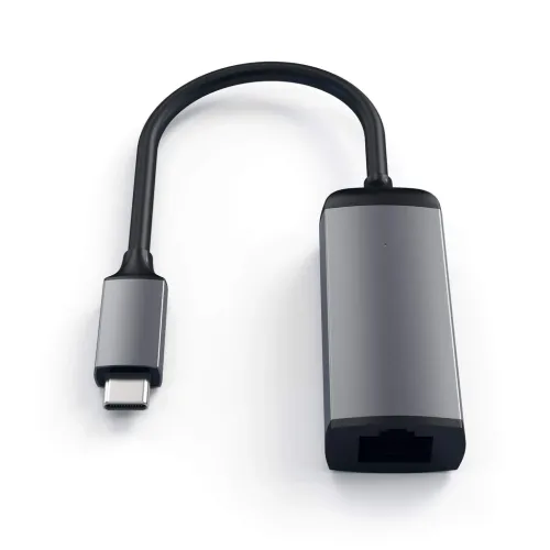 Адаптер, Satechi Aluminium TYPE-C to Ethernet Adapter - Space Gray - image 1