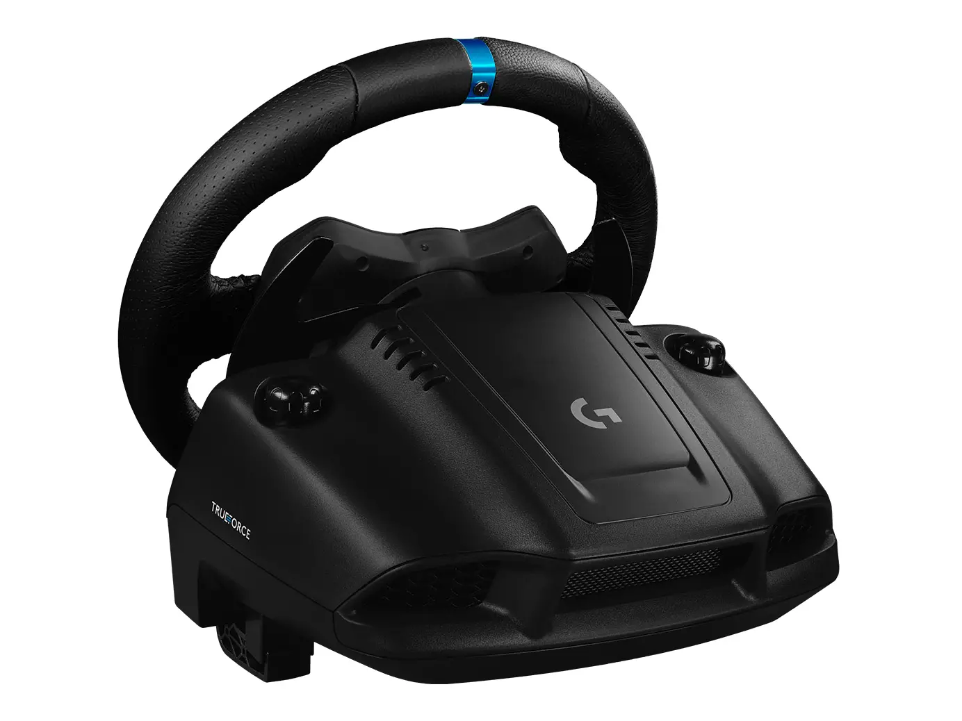 Волан, Logitech G923 Racing Wheel And Pedals, Xbox One, PC, 900° Rotation, Trueforce Next-Gen Force Feedback, Dual Clutch (In Supported Games), Aluminium, Steel, Leather - image 4