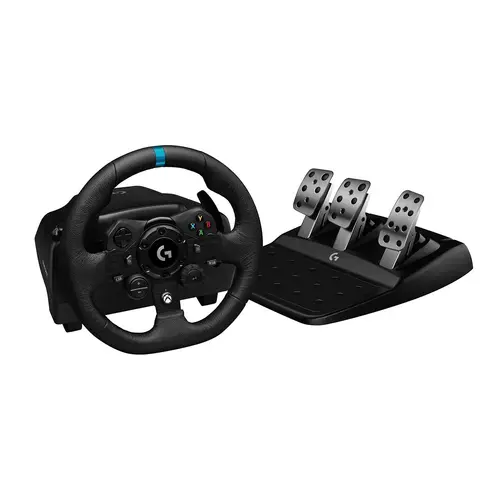 Volan, Logitech G923 Racing Wheel And Pedals, Xbox One, PC, rotație 900°, Trueforce Next-Gen Force Feedback, Dual Clutch (în jocurile compatibile) - 1