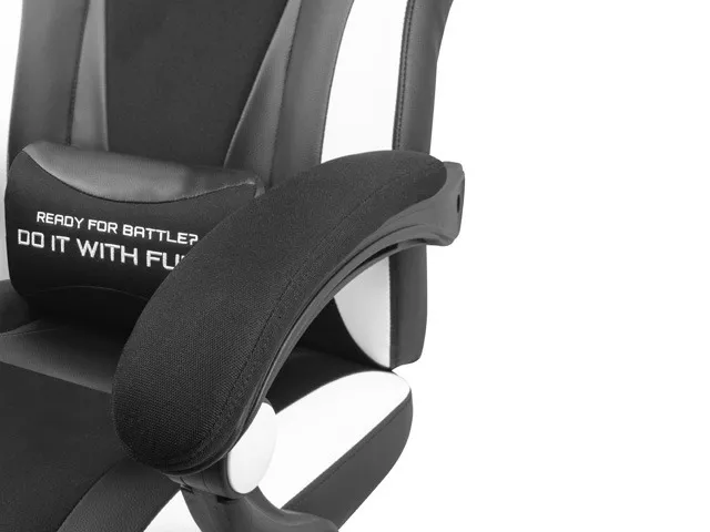 Стол, Fury Gaming Chair Avenger M+ Black-White - image 6