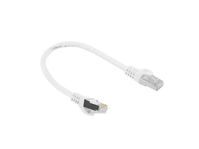Кабел, Lanberg patch cord CAT.6 FTP 0.25m, white - image 1