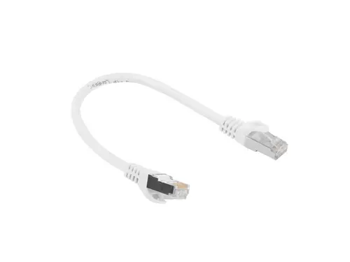 Кабел, Lanberg patch cord CAT.6 FTP 0.25m, white - image 1