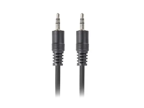 Кабел, Lanberg mini jack 3.5mm M/M 3 pin cable 3m, black - image 1
