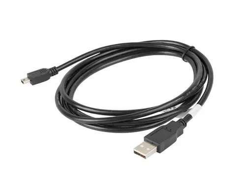 Кабел, Lanberg USB MINI-B(M) ->  USB-A (M) 2.0 cable 1.8m, black (Canon) - image 1