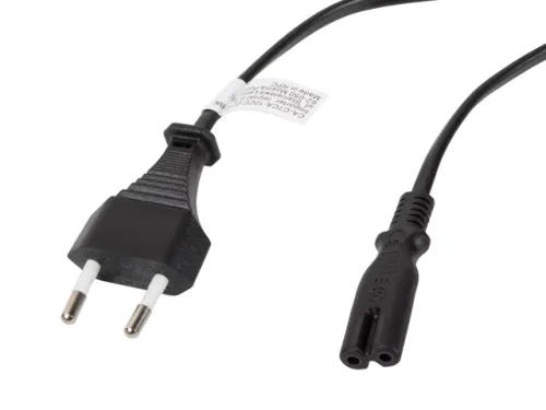 Кабел, Lanberg CEE 7/16 -> IEC 320 C7 EURO (RADIO) power cord 1.8m, black