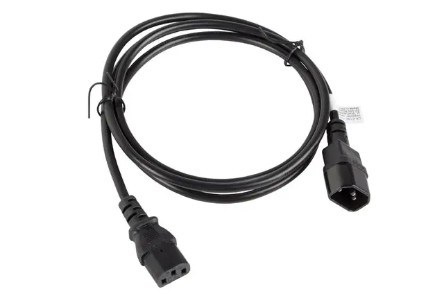 Кабел, Lanberg extension power supply cable IEC 320 C13 -> C14 1.8m VDE, black - image 2