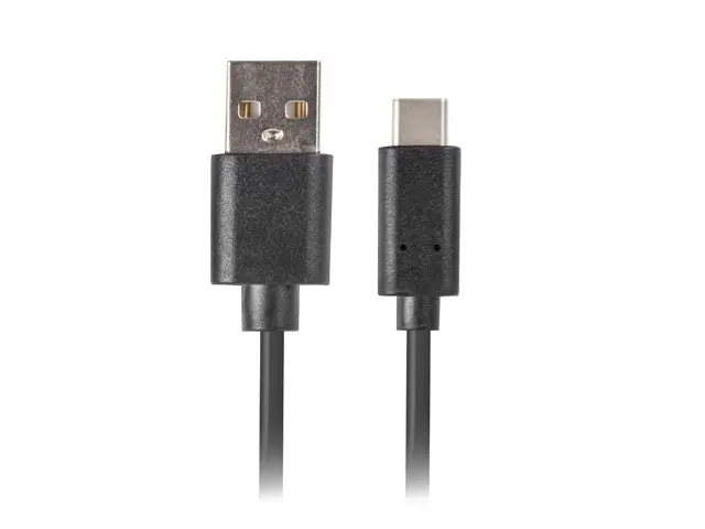 Кабел, Lanberg USB-C(M) -> USB-A (M) 3.1 cable 1.8m, black - image 1