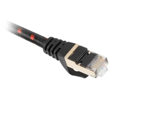 Кабел, Genesis Patchcord Cat.7E Sftp 5M Black - image 2