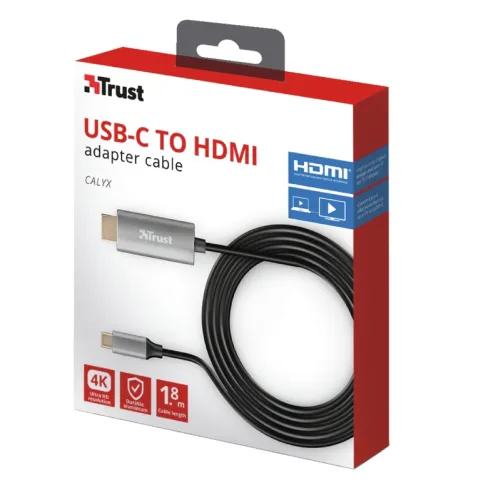 Кабел, TRUST Calyx USB-C to HDMI Cable - image 4