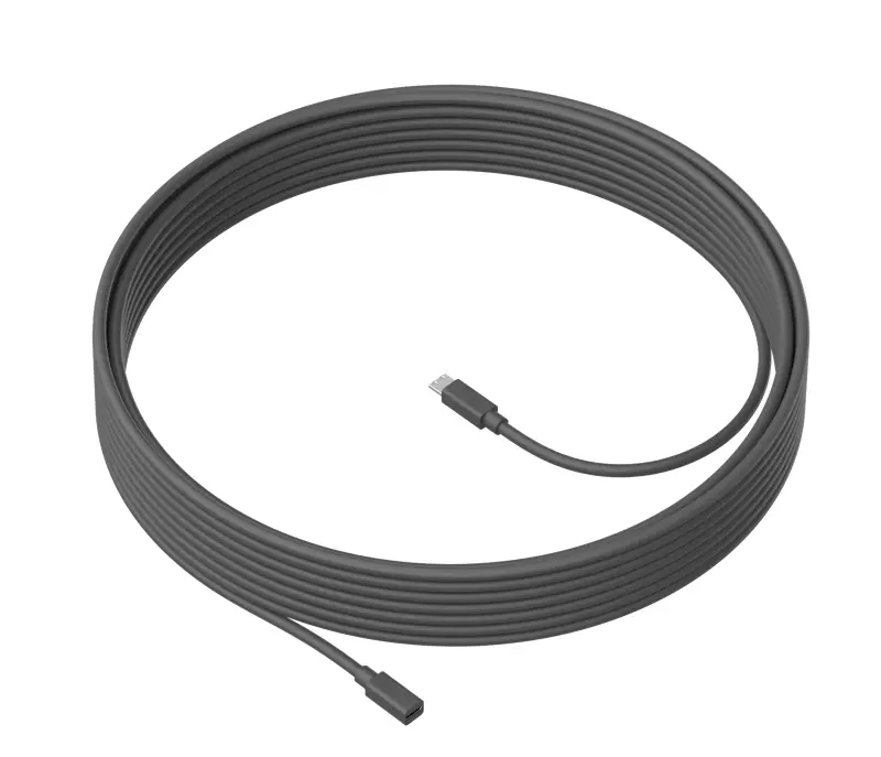 Кабел, Logitech MeetUp Mic Extension Cable 10m, Graphite